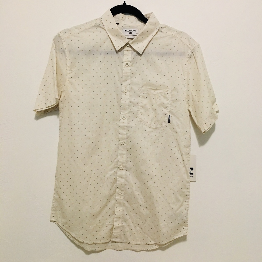 Billabong tailored fit short sleeved mens shirt